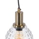 Ceiling Light Crystal Metal 16 x 16 x 24 cm