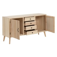 Sideboard MARIE Natural Wood 140 x 40 x 76 cm DMF