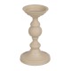 Candleholder Aluminium Cream 15 x 15 x 25 cm