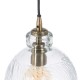 Ceiling Light Crystal Metal 20 x 20 x 27 cm