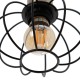 Ceiling Light Black Golden Metal 16 x 16 x 30 cm