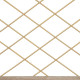Estante Natural Dorado Metal Madera 43 x 13 x 43 cm