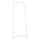 Coat rack 81 x 38 x 182 cm Metal White