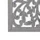 Wall Decoration Grey 60 x 1 x 60 cm DMF