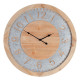 Reloj de Pared Natural Madera de abeto 60 x 4,5 x 60 cm