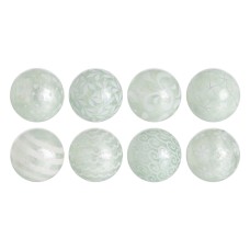 Balls CAPIZ Decoration Mint 10 x 10 x 10 cm (8 Units)