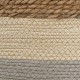 Set of Baskets Natural Grey Natural Fibre 48 x 48 x 42 cm (3 Pieces)