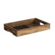 Bandeja de Aperitivos 48 x 32 x 6 cm Natural Madera de abeto 3 Piezas