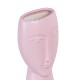 Planter 15 x 8,5 x 19 cm Face Ceramic Light mauve