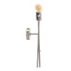 Wall Lamp 18 x 10 x 45 cm Metal Silver