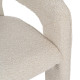 Silla de Comedor Beige Poliéster 69 x 66 x 73 cm