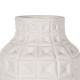 Vase White Ceramic 22 x 22 x 41 cm