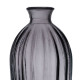 Jarrón Gris vidrio reciclado 12 x 12 x 29 cm
