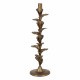 Candleholder Golden Iron 11,5 x 11,5 x 40 cm