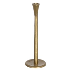 Candleholder Golden Aluminium 10 x 10 x 31 cm