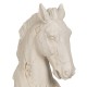 Figura Decorativa Crema Caballo 27 x 17,5 x 39,5 cm