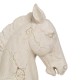 Figura Decorativa Crema Caballo 27 x 17,5 x 39,5 cm