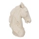 Figura Decorativa Crema Caballo 27 x 17,5 x 39,5 cm