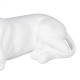 Figura Decorativa Blanco Perro 18 x 12,5 x 37 cm