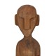 Figura Decorativa Natural Africano 14,5 x 9 x 38,5 cm (2 Unidades)