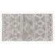 Alfombra Blanco Gris 60 % Algodón 40 % Poliéster 80 x 150 cm