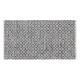 Alfombra Blanco Gris 70 % algodón 30 % Poliéster 80 x 150 cm