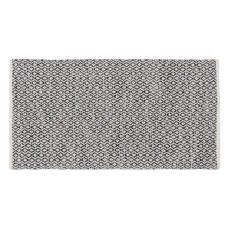 Carpet Grey 70 % cotton 30 % Polyester 80 x 150 cm