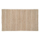 Alfombra Blanco Natural 60 % Algodón Yute 200 x 290 cm