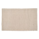 Alfombra Blanco Natural 70 % algodón 30 % Yute 200 x 290 cm