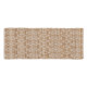 Alfombra Blanco Natural 60 % Algodón Yute 170 x 70 cm