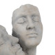 Escultura Gris Cemento 20,5 x 12,5 x 29,5 cm