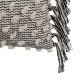 Cushion Cotton Black Beige 30 x 60 cm