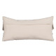 Cushion Cotton Black Beige 30 x 60 cm