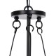 Ceiling Light Black Crystal Iron 220-240 V 35 x 35 x 72 cm