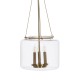 Ceiling Light Golden Crystal Iron 220-240 V 35 x 35 x 72 cm