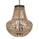 Ceiling Light Natural Metal oak wood 220-240 V 60 x 60 x 80 cm