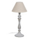 Lámpara de mesa Beige Gris 60 W 220-240 V 23 x 23 x 49 cm