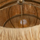 Lámpara de Pie Beige Natural Metal 48,5 x 48,5 x 162 cm