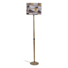 Lámpara de Pie Beige Natural 40 x 40 x 167 cm