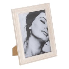 Photo frame White Light brown Wood Crystal 20 x 2 x 25 cm