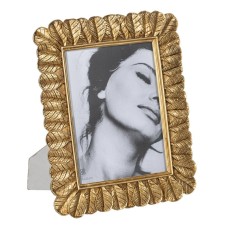 Photo frame Golden Polyresin Sheets 23,4 x 2 x 28,2 cm