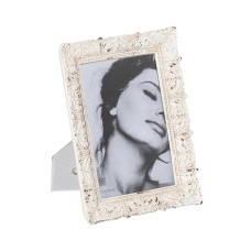 Photo frame White Polyresin 14 x 2 x 19 cm