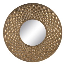 Wall mirror Golden Crystal Iron 100 x 3 x 100 cm