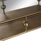 Wall mirror Golden Crystal Iron 54 x 16,5 x 51 cm