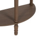 Console Brown Pine MDF Wood 71 x 30 x 71 cm