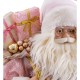 Christmas bauble Pink Plastic Polyresin Fabric 60 cm