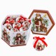 Christmas Baubles Multicolour Polyfoam Father Christmas 7,5 x 7,5 x 7,5 cm (14 Units)