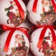 Christmas Baubles Red Multicolour Paper Polyfoam 7,5 x 7,5 x 7,5 cm (6 Units)