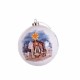 Christmas Baubles Multicolour Paper Polyfoam Nativity/Bethlehem 7,5 x 7,5 x 7,5 cm (14 Units)