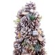 Christmas Tree Multicolour Plastic Foam Pineapples 18 x 18 x 30 cm